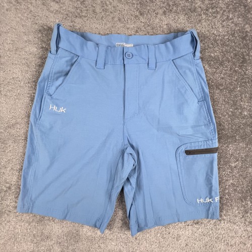 Huk fishing shorts mens small - fishing,