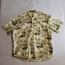 Royal Palm Shirt Men's Beige