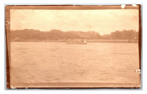 Vintage 1910s fishing boat - vintage,